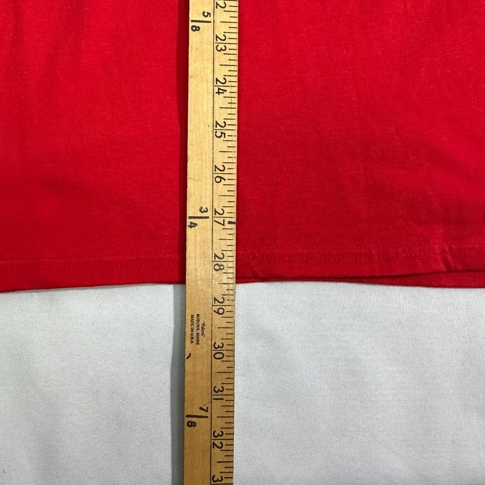 NWT Adidas Basic BOS Tee Mens Large Red Scarlet Graphic Logo Sportswear